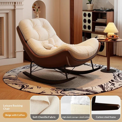 Rocking Recliner Chair Adult Lazy Lounge Chair Relaxing Armchair Luxury Designer Balcony Living Room Zero Gravity Chair Home Use