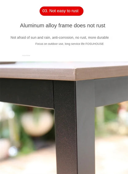Rattan Garden Table and Chair Balcony Outdoor Furniture Sets Modern Outdoor Leisure Rattan Table and Chair Garden Furniture Sets