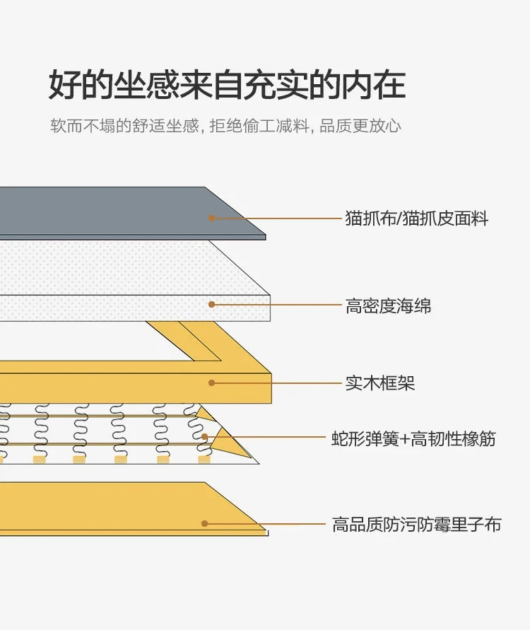 Postmodern Living Room Sofas Fabric Nordic Designer Modern Lounge Couch Lazy Replica Sleeper Princess Divano Salon Furniture