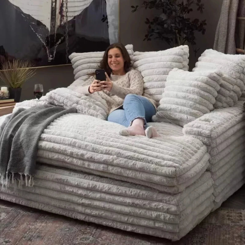 Kawaii New Arrival Living Room Sofas Unique White Luxury Modern Lounge Lazy Sofa Nordic Balcony Divani Da Soggiorno Furniture