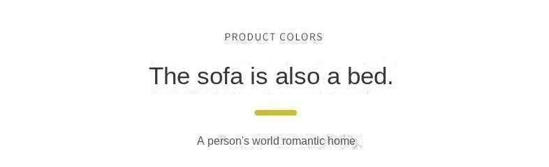 Folding sofa bed dual-purpose small apartment living room bedroom tatami rental house lazy sofa accompanying bed anti-fall pad