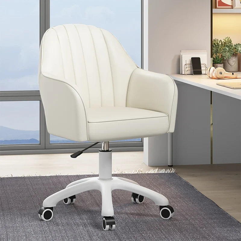 Nordic Home Computer Chair Office  Book Desk Chair Sliding Wheelchair Dormitory Lifting Chair Sofa Comfortable Bedroom