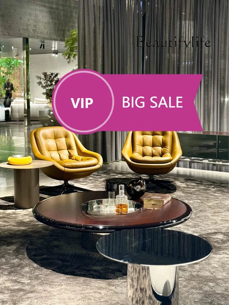 Y Light luxury coffee table living room home modern simple Italian style stainless steel creative minimalist coffee table small