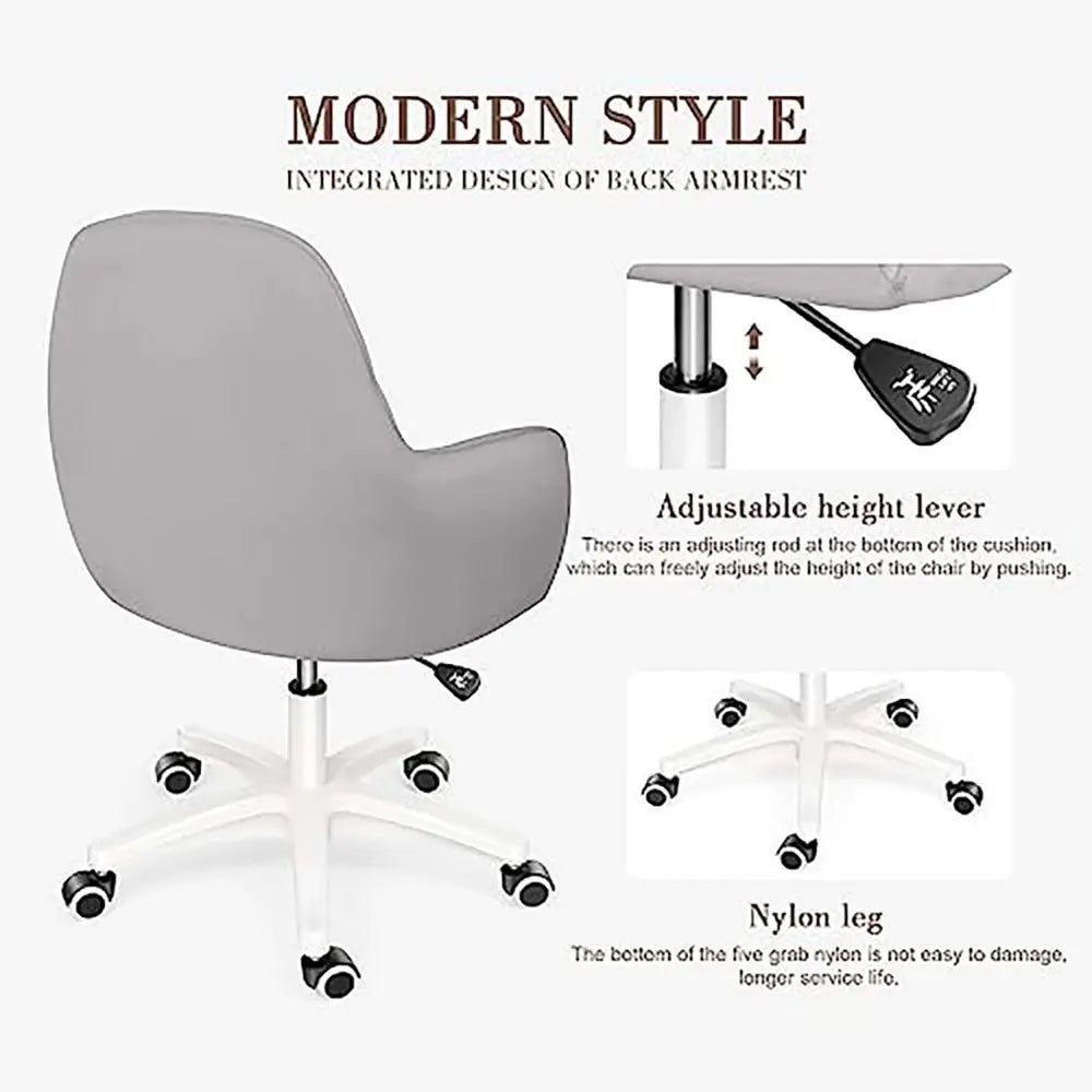 Home Computer Chairs Adjustable Task Chairs Modern Office Chair Makeup Chair 360 Swivel Computer Chair Mid Back