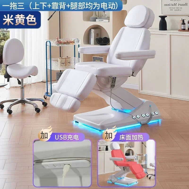 Electric Lift Beauty Care Bed Beauty  Special Body Tattoo Couch Operating Bed