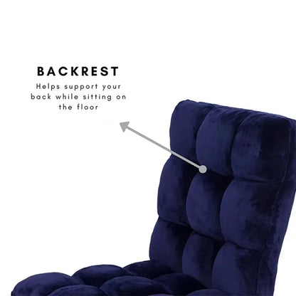 Modern design folding game sofa adjustable backrest thickened lazy recliner living room floor chair