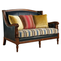 European Living Room Sofa Elegant Loveseat Wooden Modern Luxury Lounge Sofa Puffs Modular Wooden Canape Salon Furniture Home