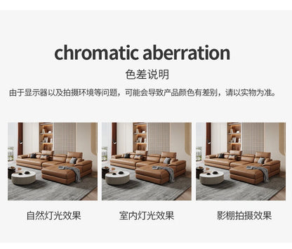 European Living Room Sofa Genuine Leather Sectional Corner Sofas Modular Luxury Sofa Sala De Estar De Luxo Modern Furniture