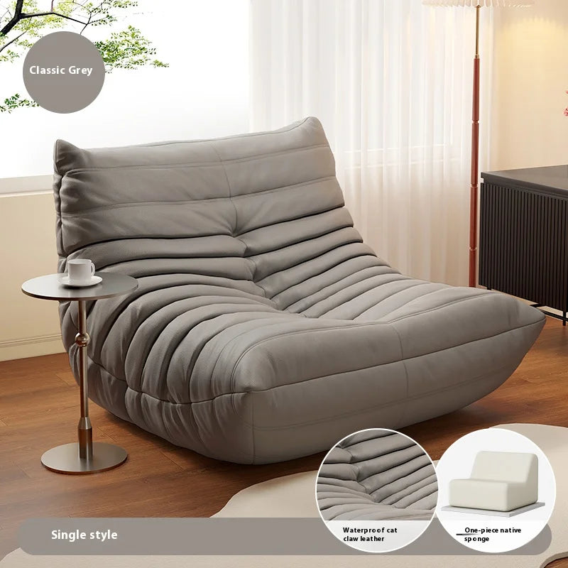 Modern Double Lazy Sofa Living Room Minimalist Relaxing Recliner Sofa Puff Comfortable Salas Y Sofas Muebles Room Decor