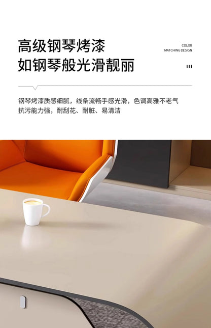 luxury L-shaped Boss Office Desk Modern Organizer Inventory Computer Desk Minimalist European Escritorio Oficina Furniture home