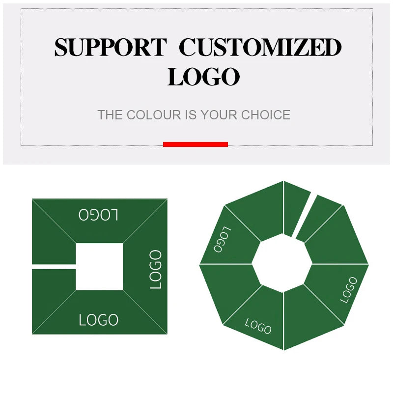 Waterproof Garden Cantilever Hanging Patio Umbrella & Bases Banana Cantilever Umbrella for Outdoor Garden