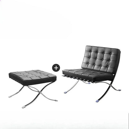 LL Stainless Steel Relaxing Chair Sturdy and Durable Single-person Sofa Chair Modern Leisure Chair Luxury Living Room Furniture