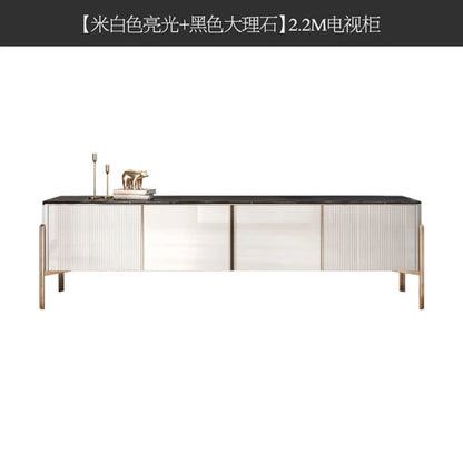 Modern Marble Coffee Tables For Simple Small Apartment Living Room Furniture Sofa Side Household Storage Cabinet End Table Set