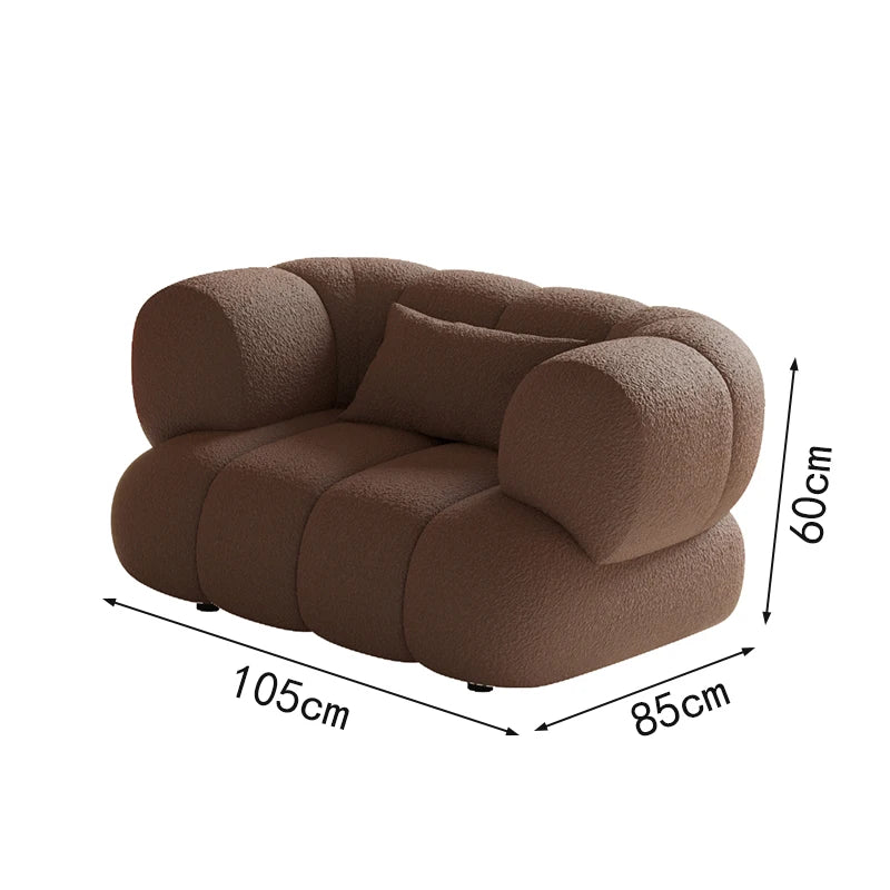Plush Luxury Living Room Sofa Europe Family Minimalist Relaxing Sofa Lounger Filler Muebles Para El Hogar Furniture Decoration