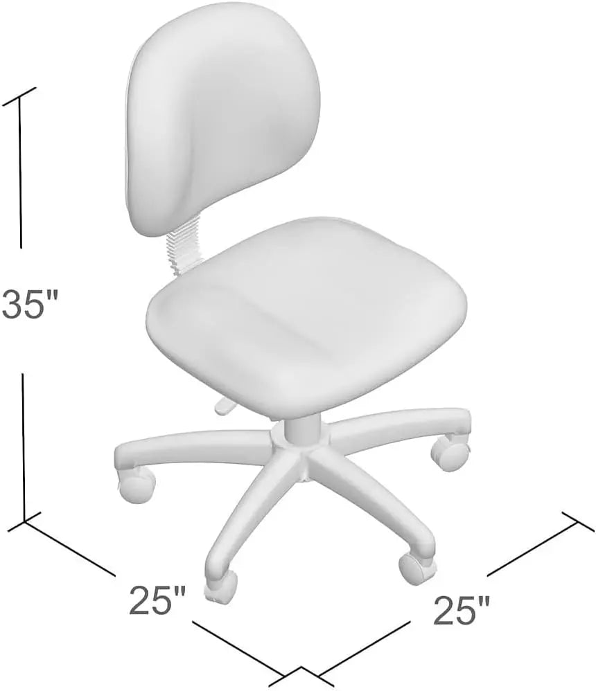 Ergonomic Office Chair with Lumbar Support, Adjustable Height and Back, Comfortable for Long Hours