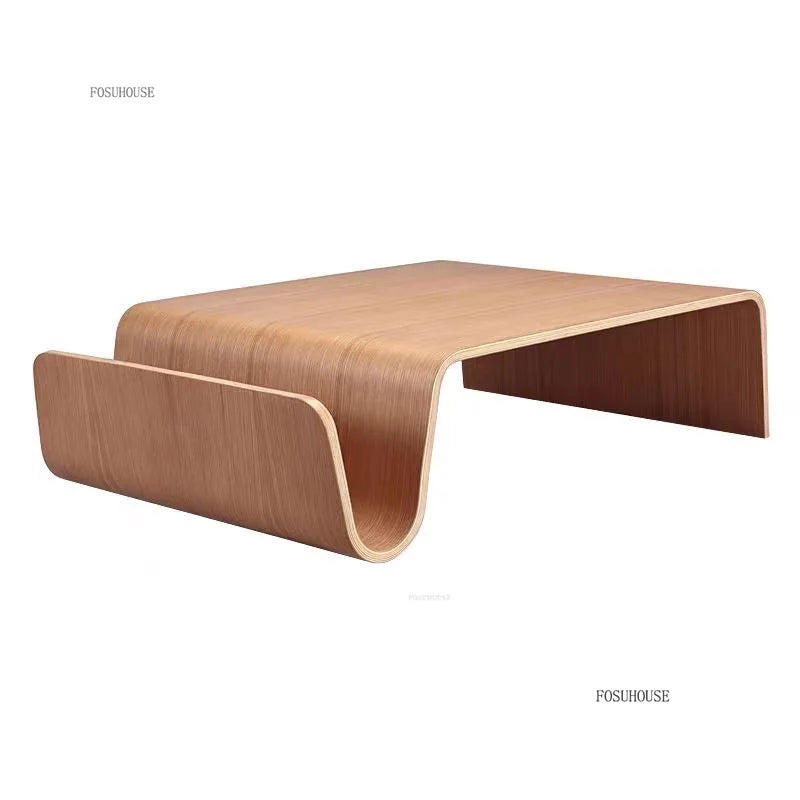 Japanese Minimalist Side Table Solid Wood Living Room Coffee Tables Personality Corner Tables Light Luxury Home Furniture M