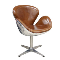 Home Furniture Aviation Vintage Leather Chair Swivel Aviator Bar Chair