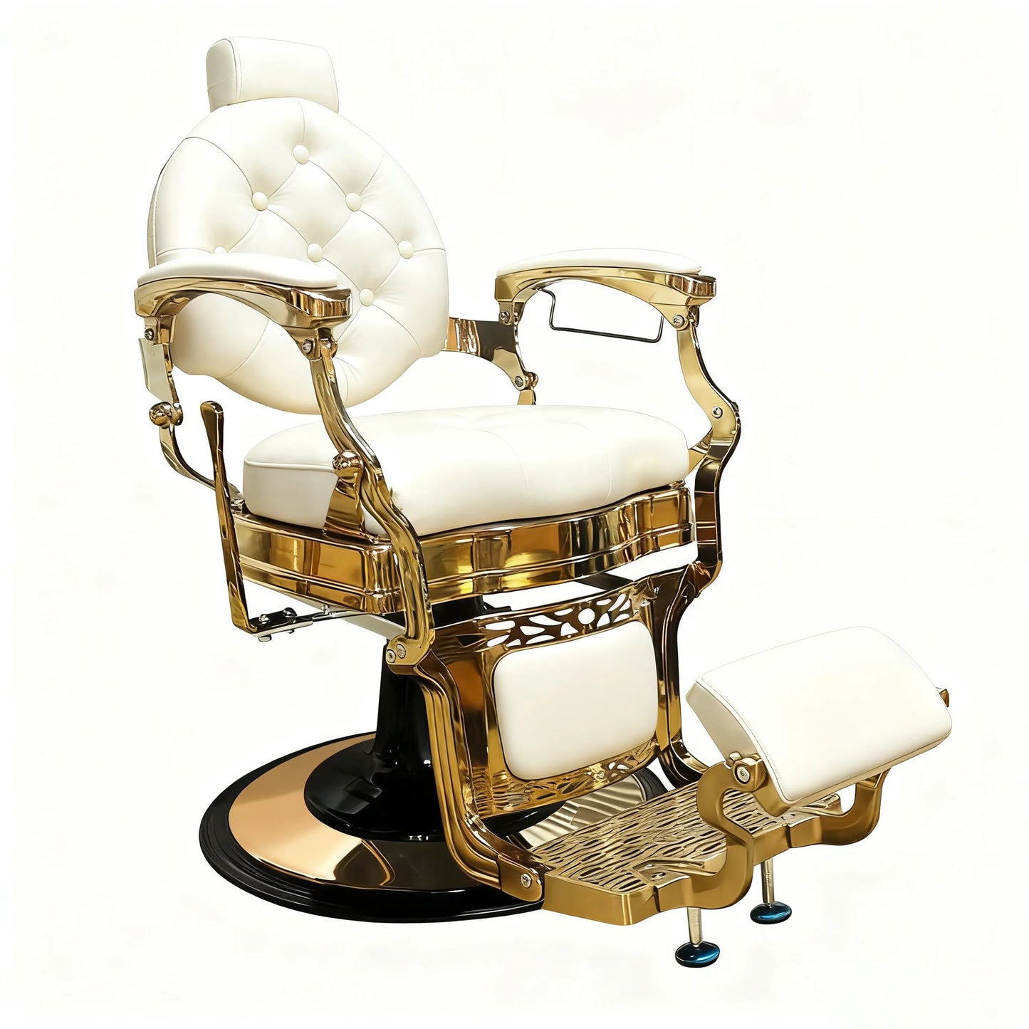 Luxury Barber Shop Barber Chair, 360° Rotatable and Lie Diagonally, Hydraulic Lift, Chairs, Beauty Hair Cut Salon Furniture