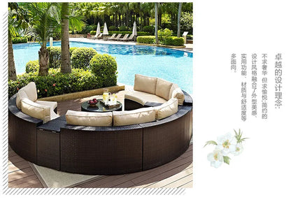 2022 Cheapest Garden Sofas Rattan Outdoor Furniture