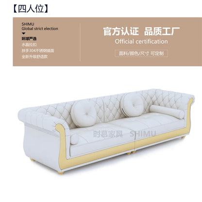 Stylish Modern Luxury Reclining Sofa Perfect Corner Couch Chic Living Room Relaxation Elegance Deserve Canape Salon Decoration