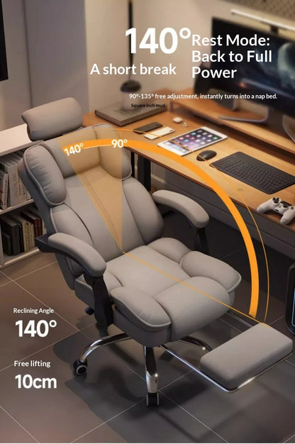 Ergonomic Office Chair Gaming Computer Desk Chair Adjustable Lumbar Swivel Headrest Breathable Mesh High Back Home Cadeira