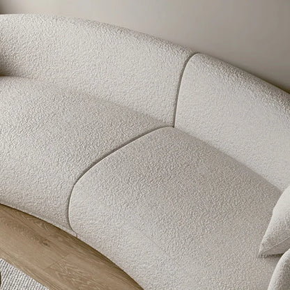 Nordic Minimalist Soft Lambswool Sofa Comfy Elegant 2/3/4-Seater Couch for Small Apartment Office Modern Home Living Room Sofas