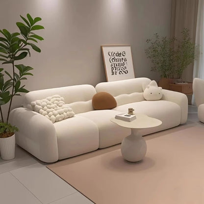 Luxury Romantic Sofa Puff Living Room Modern Comfortable Sofa Nordic Style Accent Divani Da Soggiorno Home Furniture