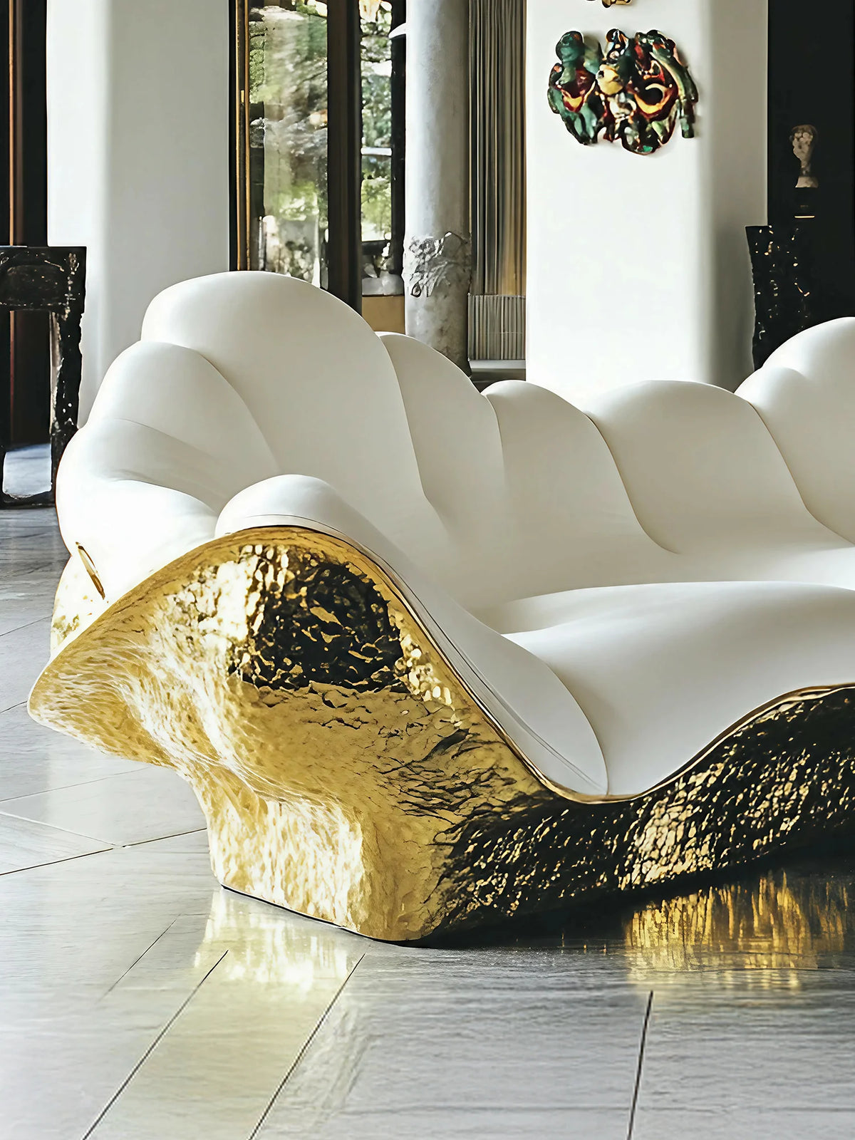 Modern Art Sofa Mansion Light Luxury Aesthetic Furniture High Luxury International Hall A9