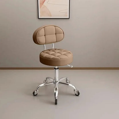 Adjustable Nail, Makeup, Hairdressing Shop, Student Stool, Beauty Salon Special Stool, Roller Bar Chair