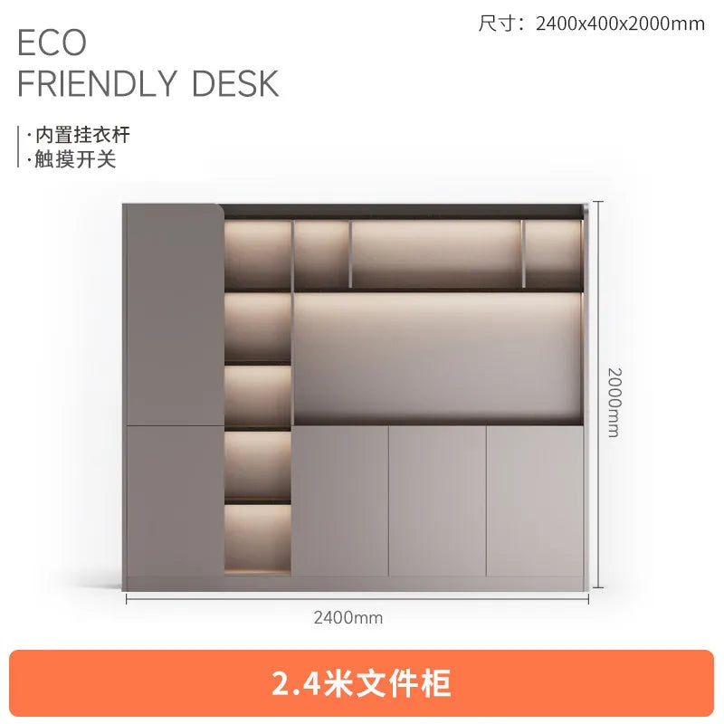 Light luxury boss Advanced minimalist modern CEO and Chairman's office table office furniture Computer desk Room desks