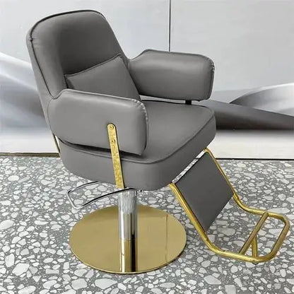 Workshop Tattoo Barber Chair Cosmetic Nail Trolley Workshop Luxury Adjustable Barber Chair Stool Silla De Barbero Home Furniture