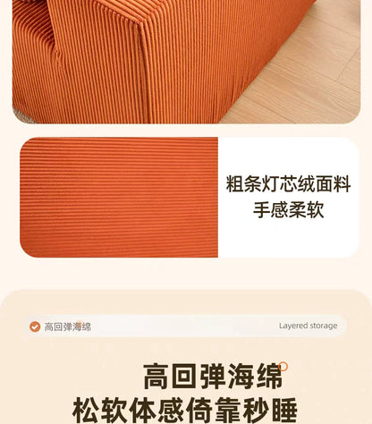 living room office Armchair Convertible sofa L-shape lounge compressed sofa seats lazy home modern Relaxing luxury furniture