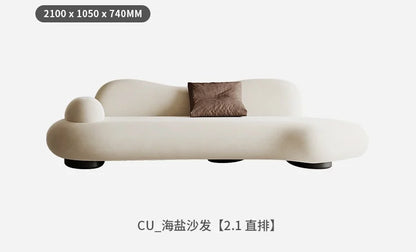 Aesthetics Designer Sofa Unusual Light Luxury Adult Trendy Room Decor Sofas Curved Lounge Comfortable Muebles Home Furniture