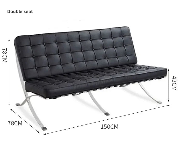 Single Sofa Chair Designer Star Same Leisure Simple High-end Luxury Leisure Chair Nordic Single Barcelona Modern Recliner Chair