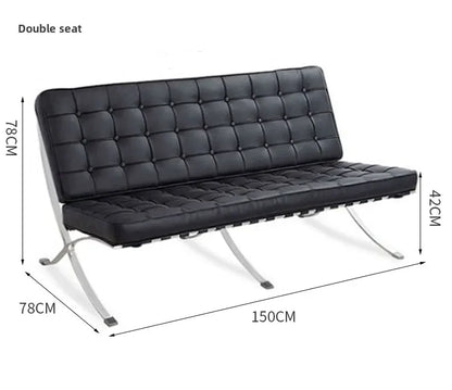 Single Sofa Chair Designer Star Same Leisure Simple High-end Luxury Leisure Chair Nordic Single Barcelona Modern Recliner Chair