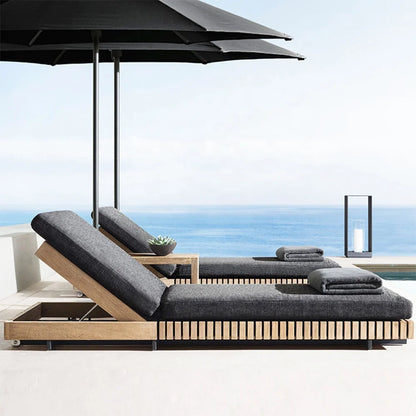 #Luxury Waterproof Modern Garden Furniture Set Rattan Rope Wicker Fire Pit Patio Couch Sectional Teak Wood