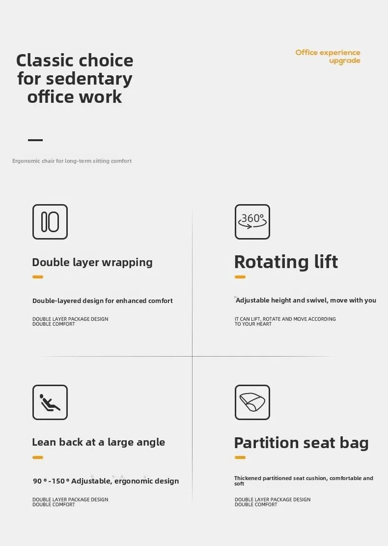 Ergonomic Reclining Office Chair with Footrest PU Leather Executive Swivel Computer Desk Chair Aluminum Base for Home Office