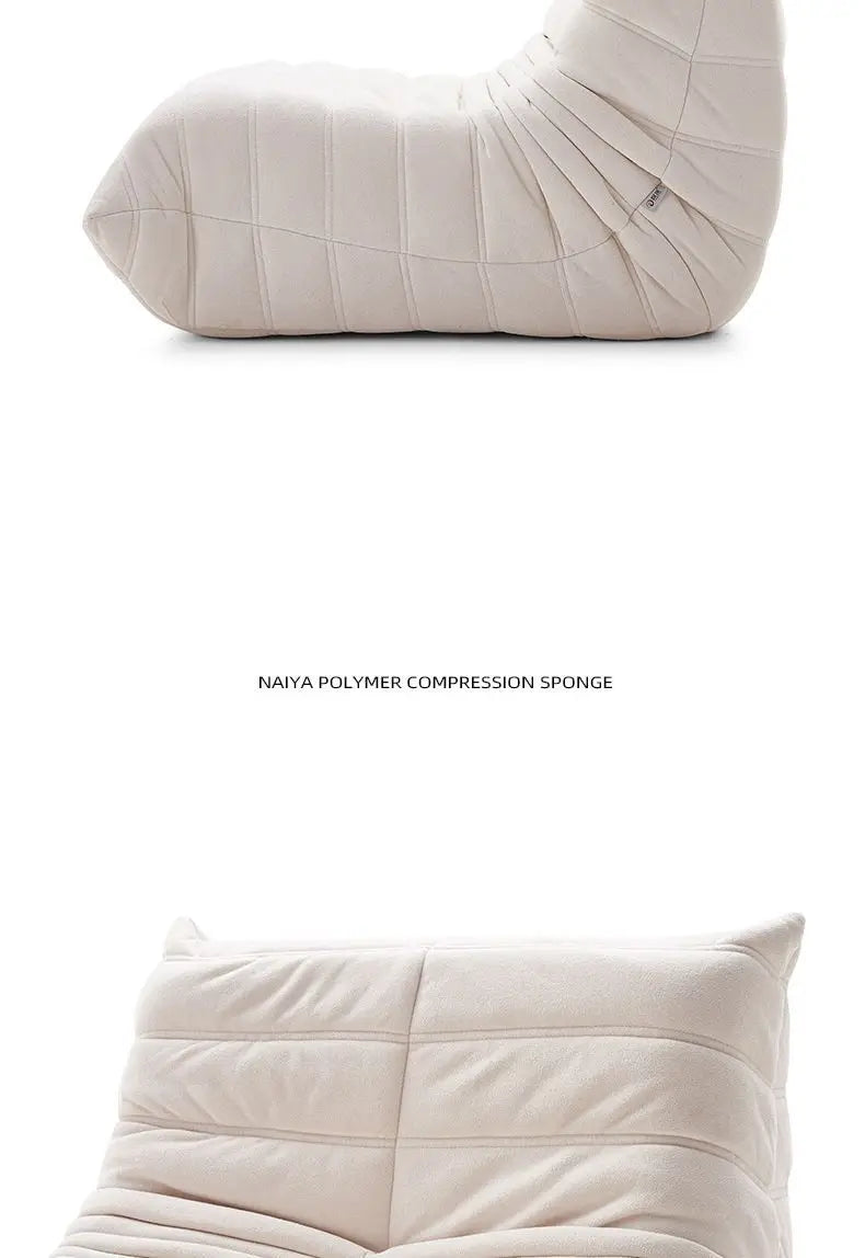 Viral Caterpillar Lazy Lounger Reclining Sleeping Single Seater Sofa Instagram-Worthy Bedroom Balcony Tatami Armchair