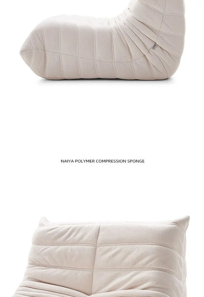 Viral Caterpillar Lazy Lounger Reclining Sleeping Single Seater Sofa Instagram-Worthy Bedroom Balcony Tatami Armchair