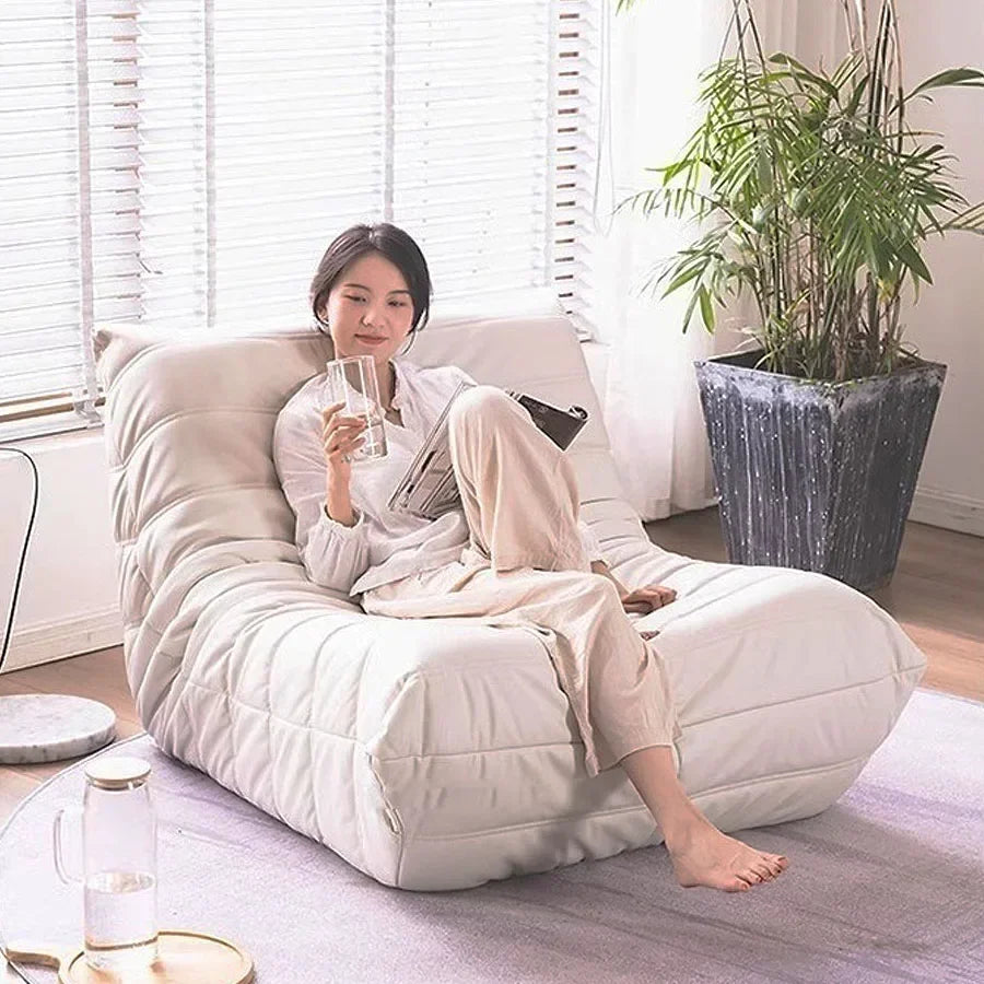 Lazy sofa, reclining or sleeping, living room tatami, bean bag sofa, single person small sofa, living room leisure sofa chair