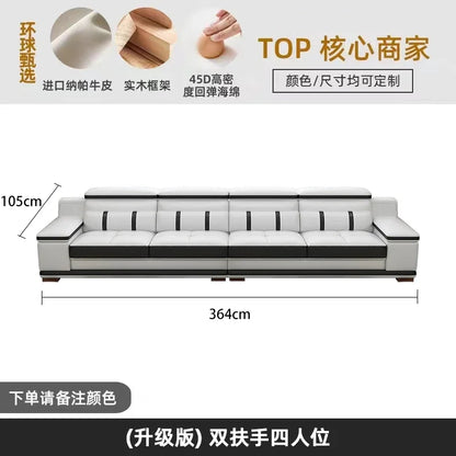 Large Size Lazy Living Room Sofas Leather Relaxing Modern Cheap Lounge Living Room Sofas Luxury Koltuk Takımı Home Decoration