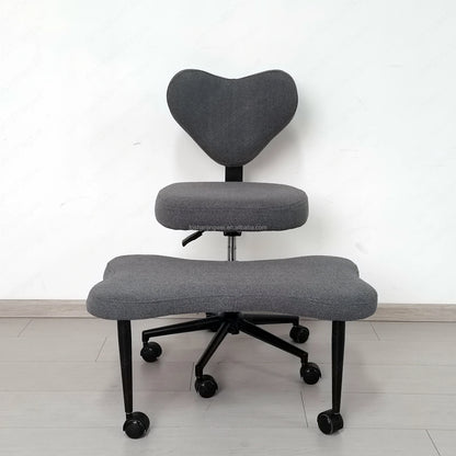 Modern comfortable cross-legged lazy chair squatting computer seat, suitable for long-term sitting in dormitories and offices