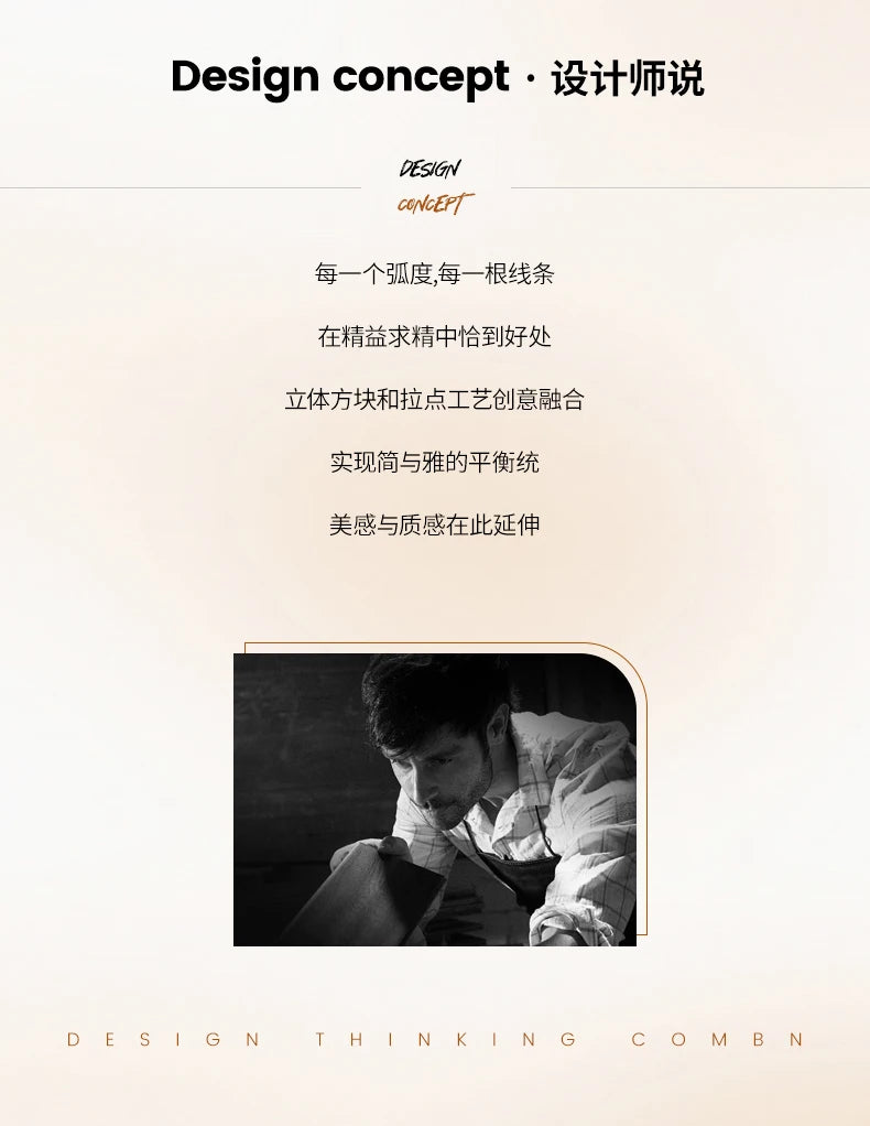 A506  Sofa Italian minimalist cowhide large flat-level villa living room high-end modern simple cream leather sofa