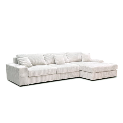 ATUNUS USA Showroom in Stock Sofa American Classic Living Room Furniture Corduroy Modular Sectional Couch Sofa Sets