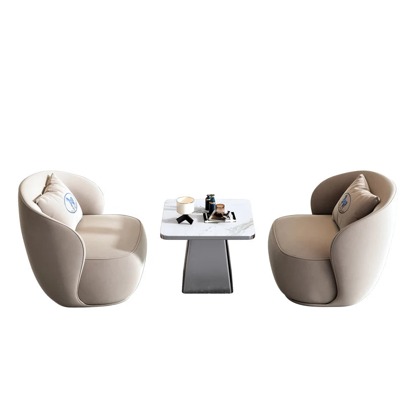Nordic Luxury Chairs Set Of 3 Nordic Modern Hotel Living Room Sofa Chairs Hotel Comfortable Sillas De Sala Furniture Living Room
