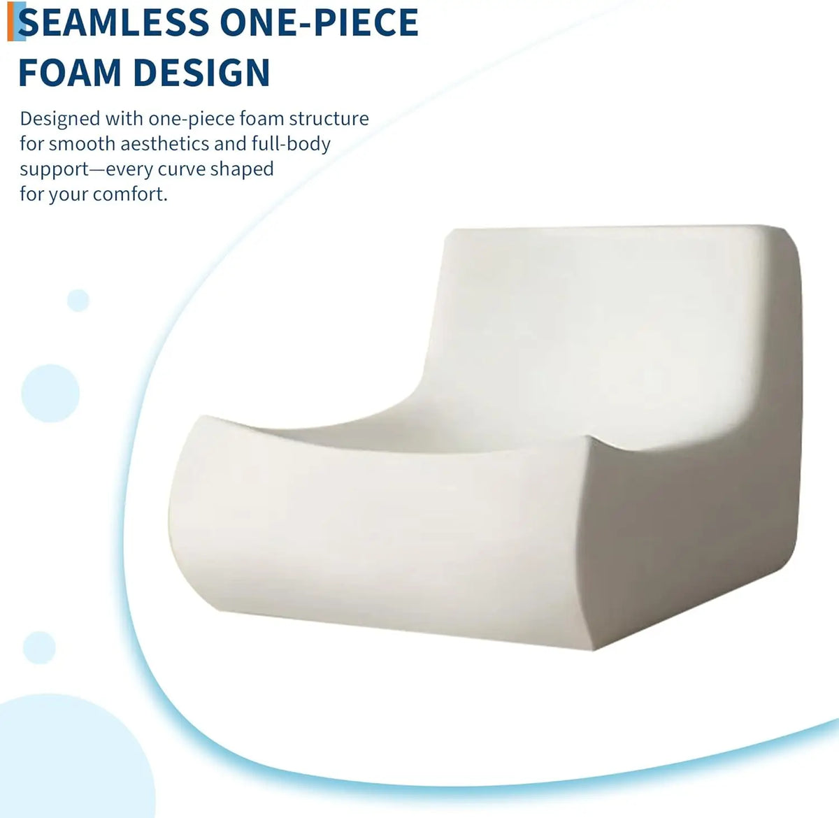 Single seat caterpillar sofa, stylish and luxurious, suitable for use in living rooms, bedrooms, hotels, and shopping malls