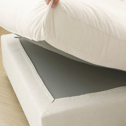 134'' U Shape Sectional Couches for Living Room Modular Sofas with Chaise Ottomans Cloud Sectional Couch, Sofa Covers Washable