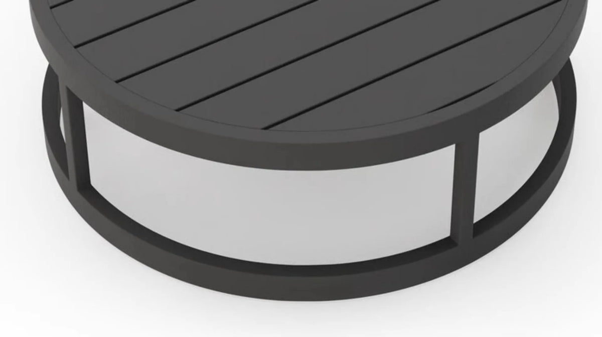 Outdoor sofa courtyard villa garden outdoor arc leisure combination aluminum alloy waterproof sunscreen rattan sofa