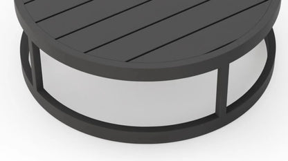 Outdoor sofa courtyard villa garden outdoor arc leisure combination aluminum alloy waterproof sunscreen rattan sofa