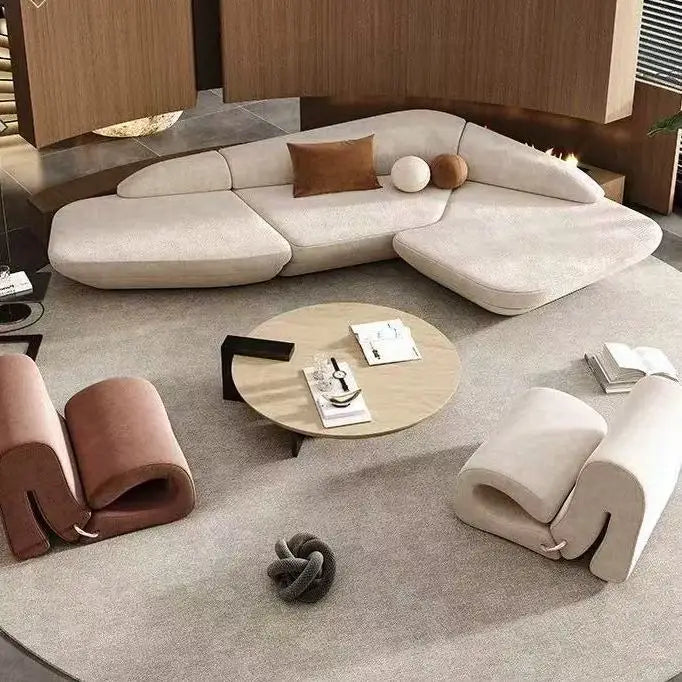 Premium ins style home nail salon rest area beauty salon sofa light luxury office home Nordic style sofa